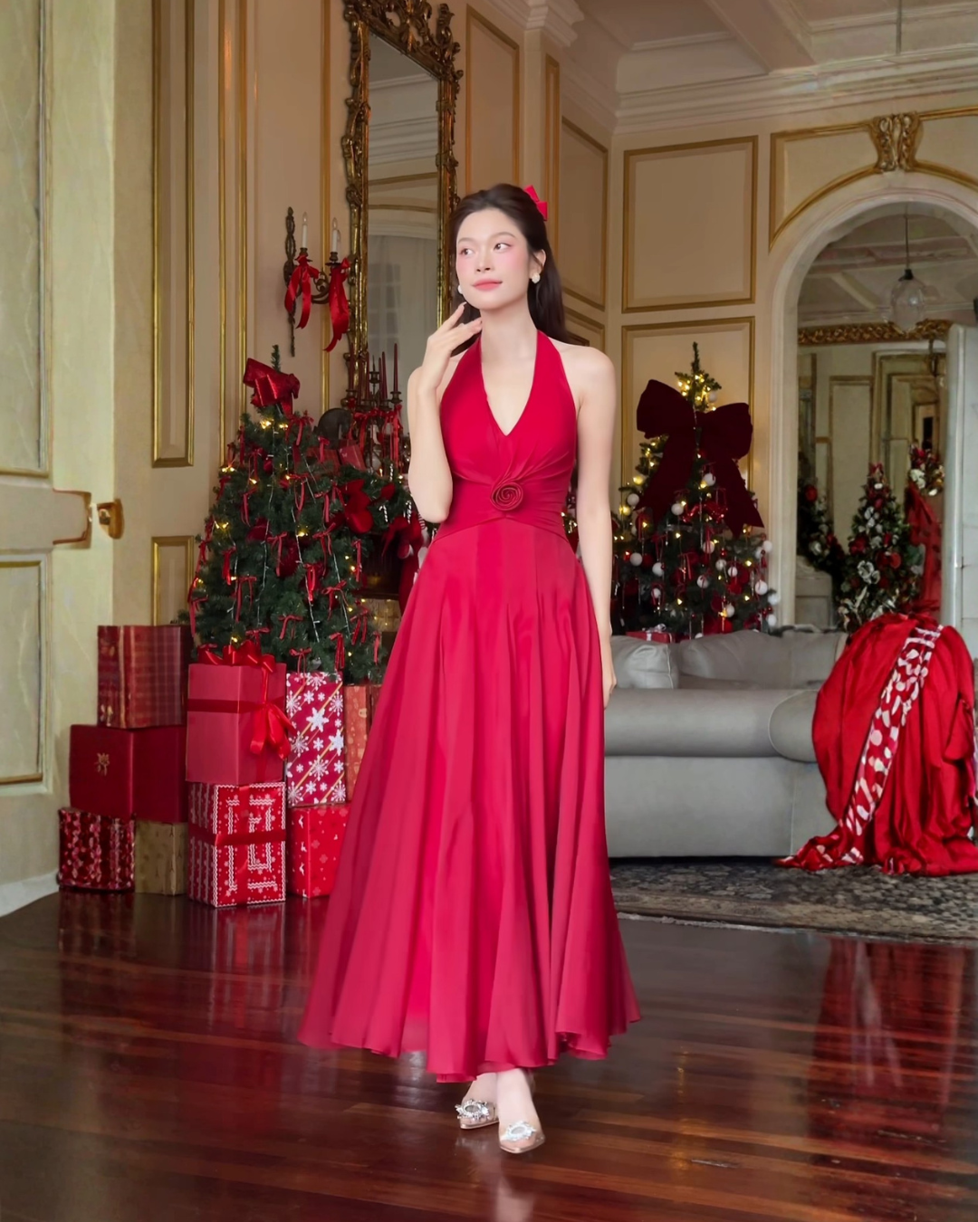 Malina in Red