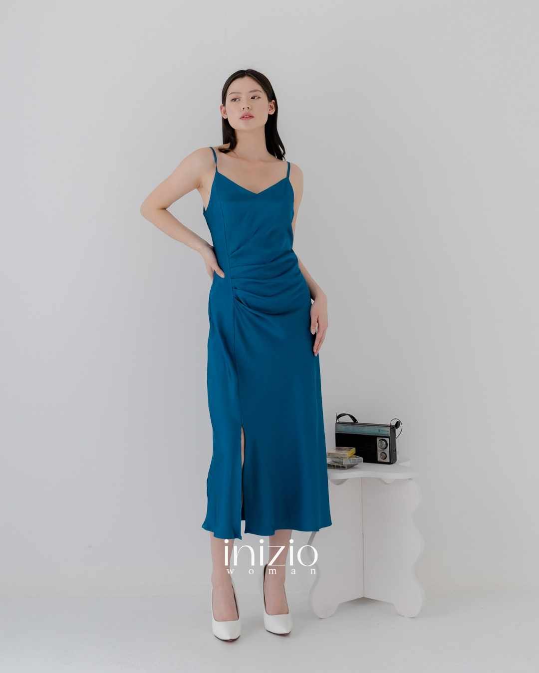 Evvel dress in Blue