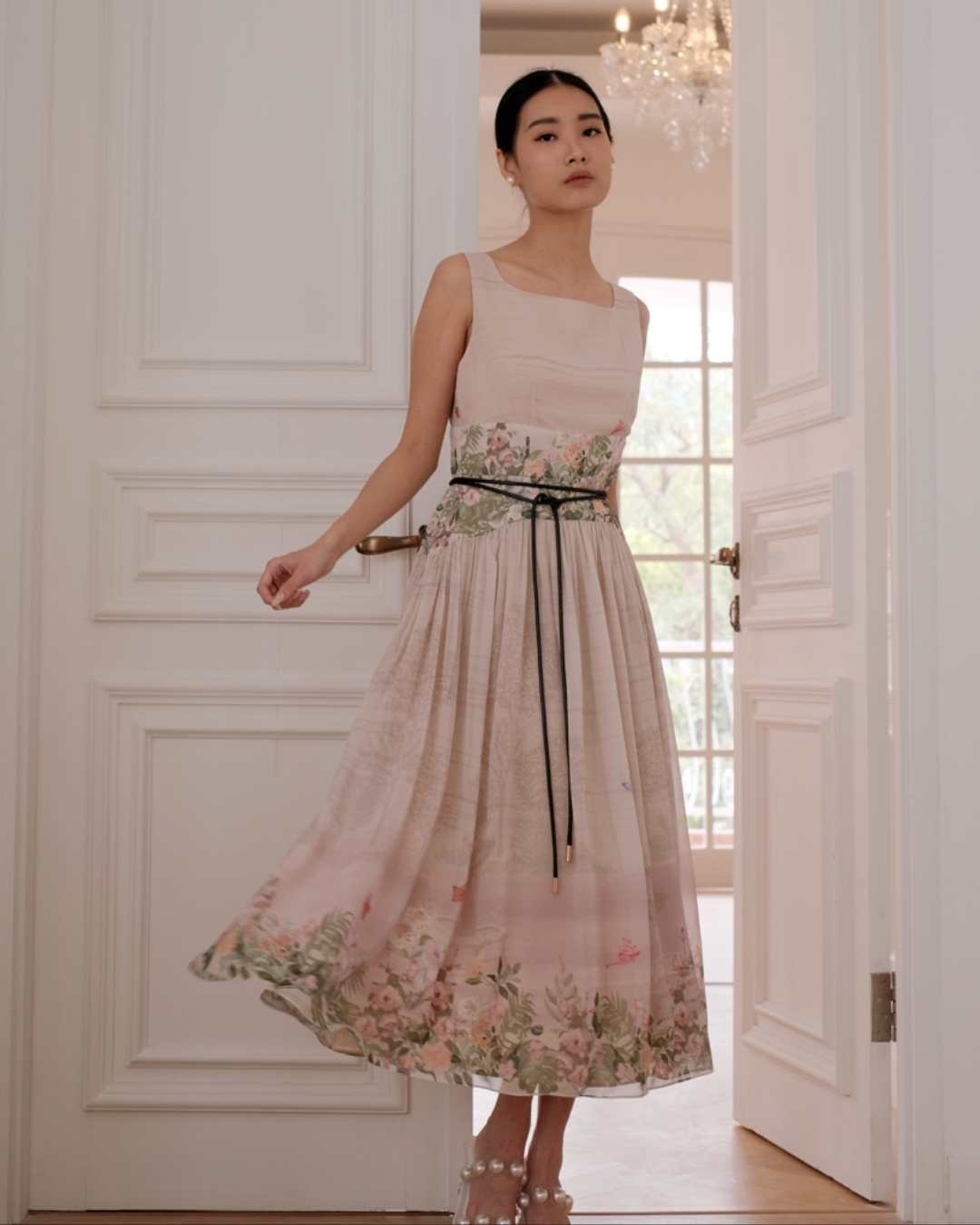 Chloe Flower Pink dress