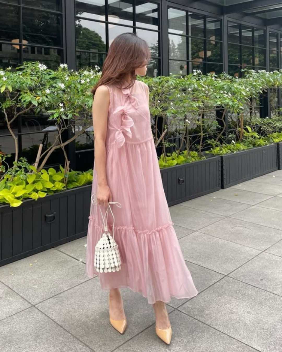 Poppy Pink Silky dress