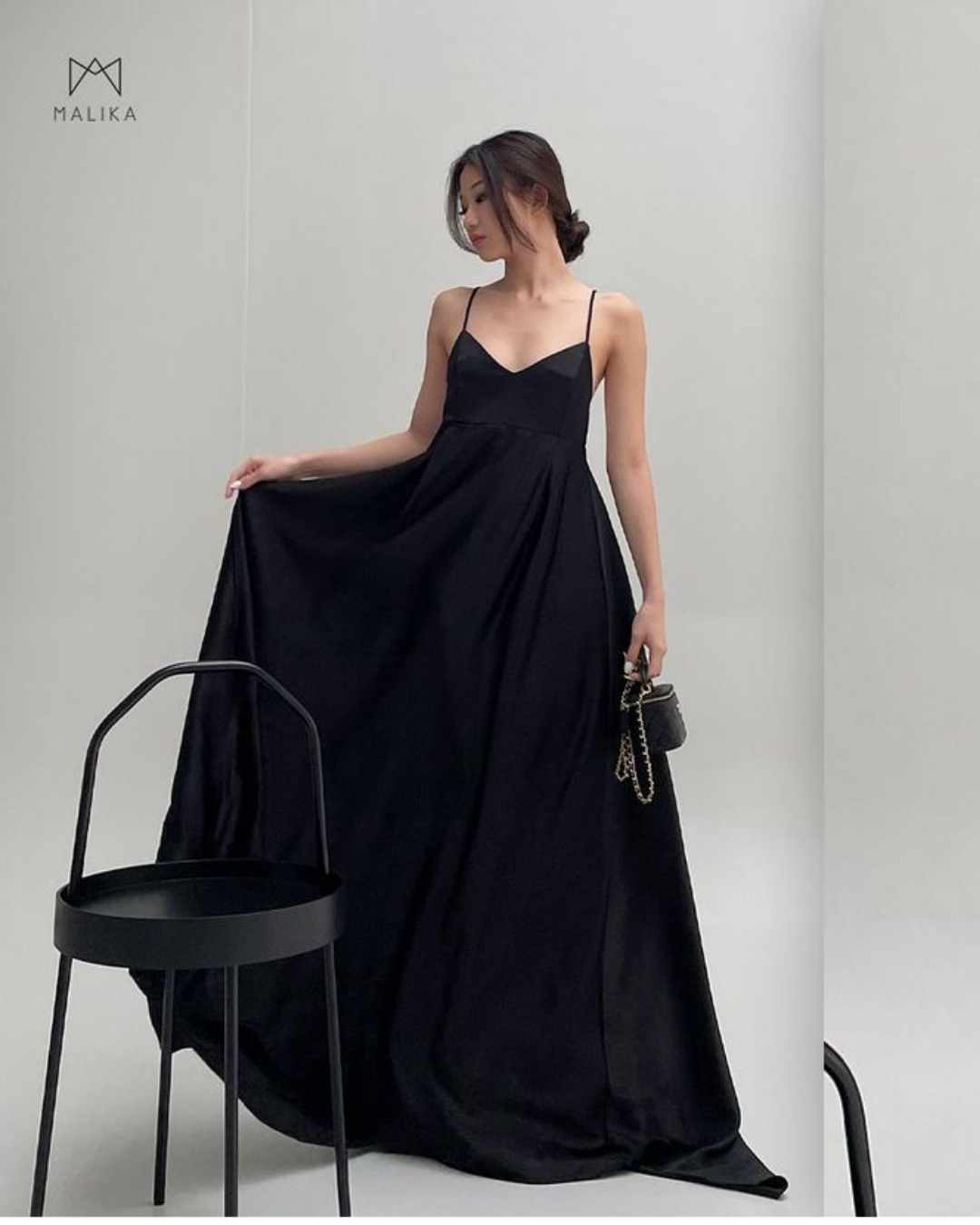 Eden Black Gown