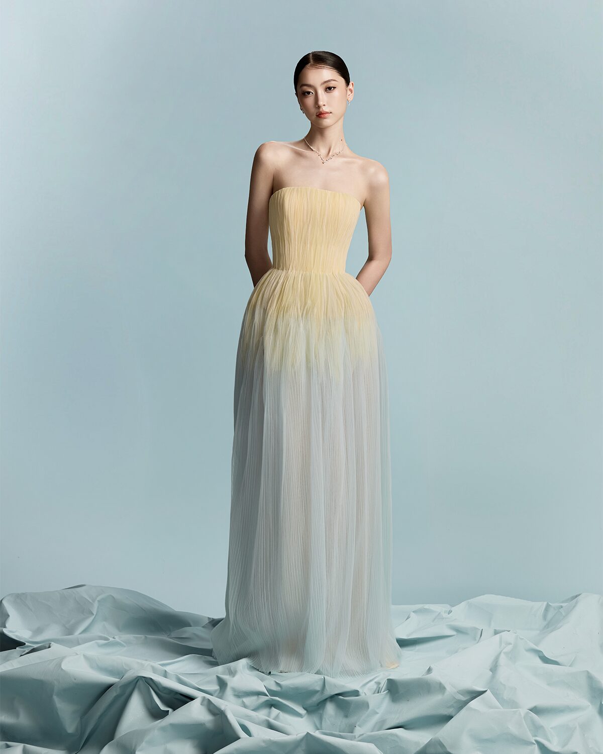 Peony Ombre Gown
