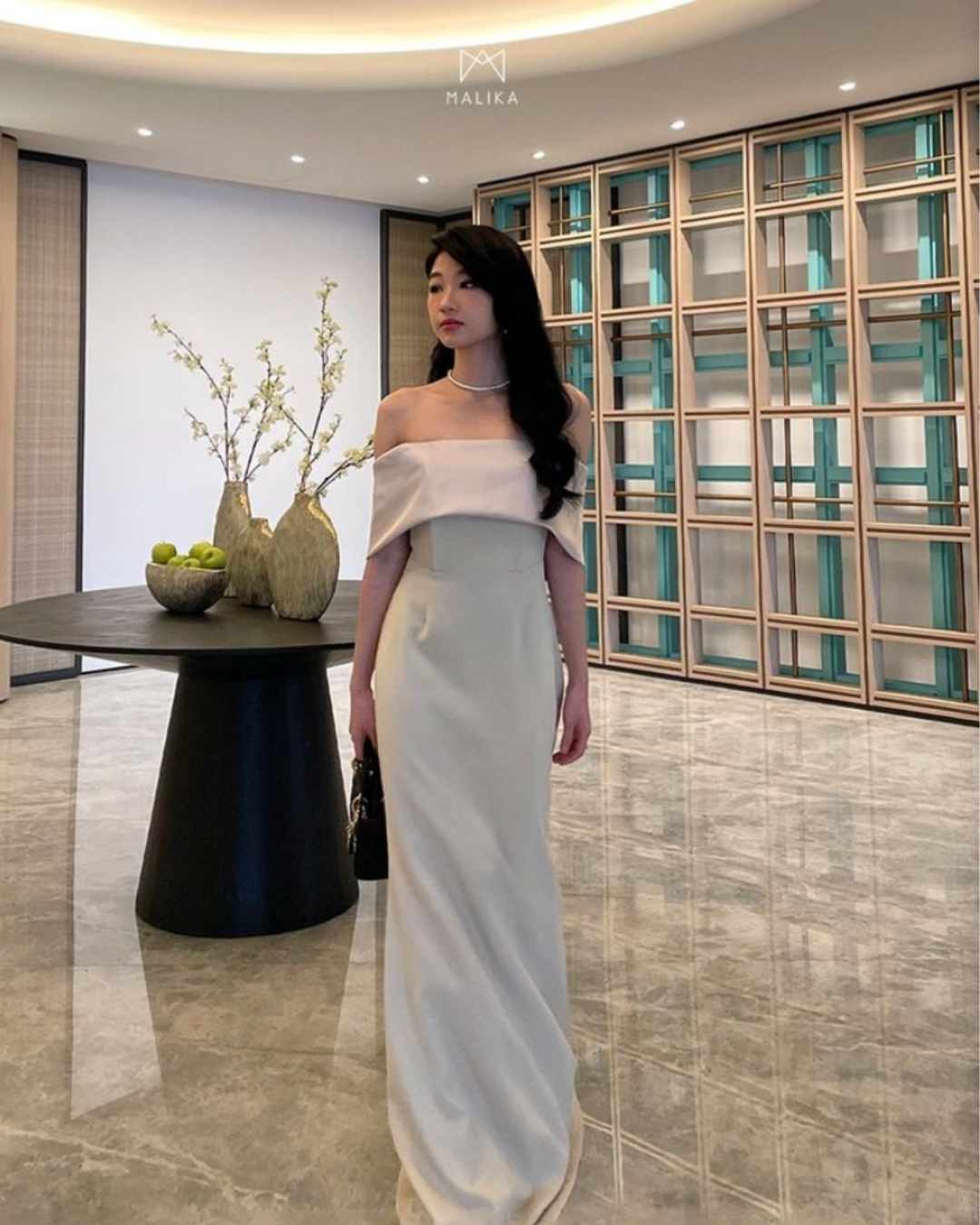 Kenya dress in Nude