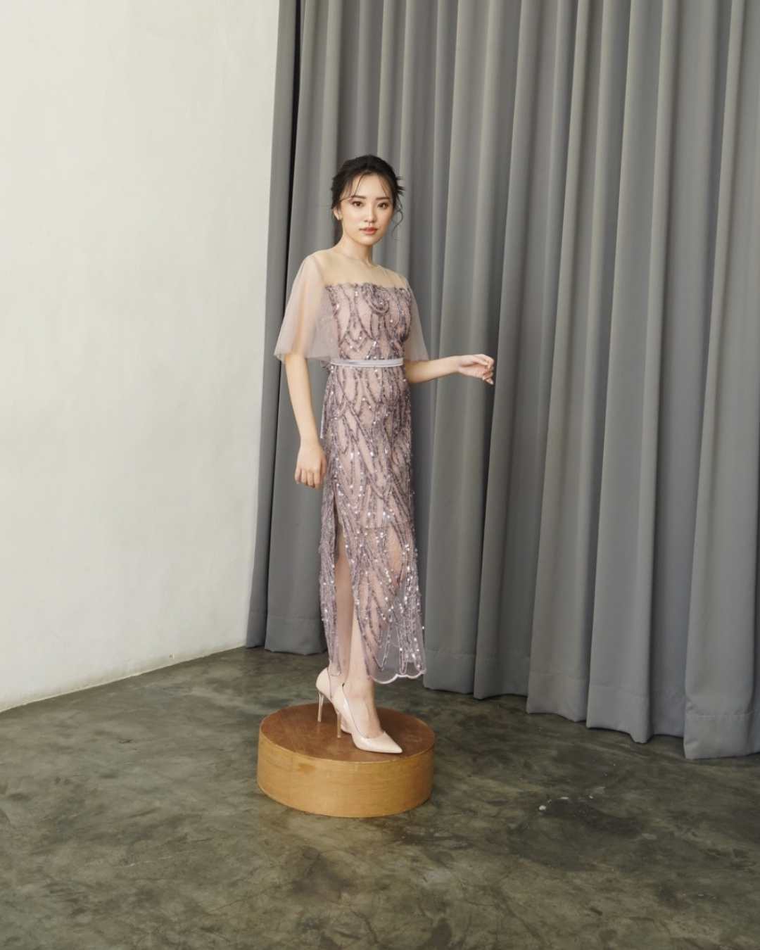 Emma dress in Purple