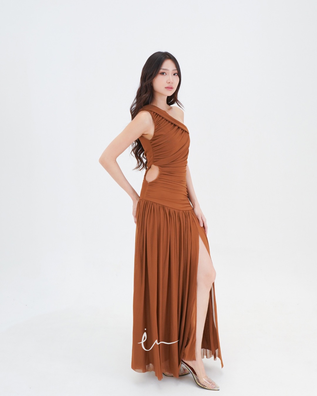 Fiora dress in Brown
