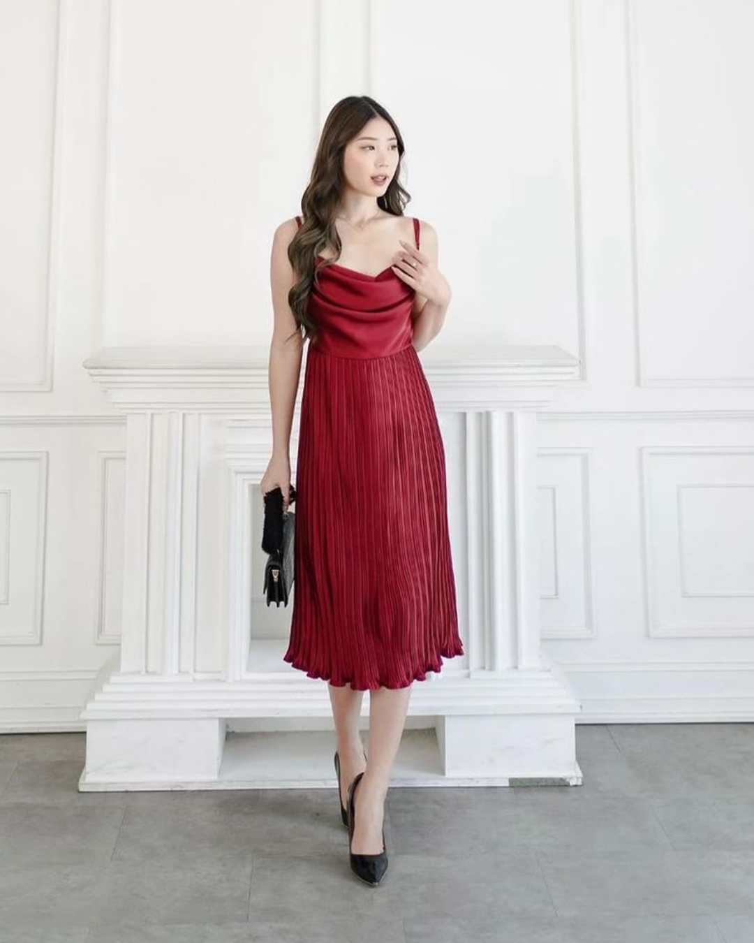 Iris Pleats dress