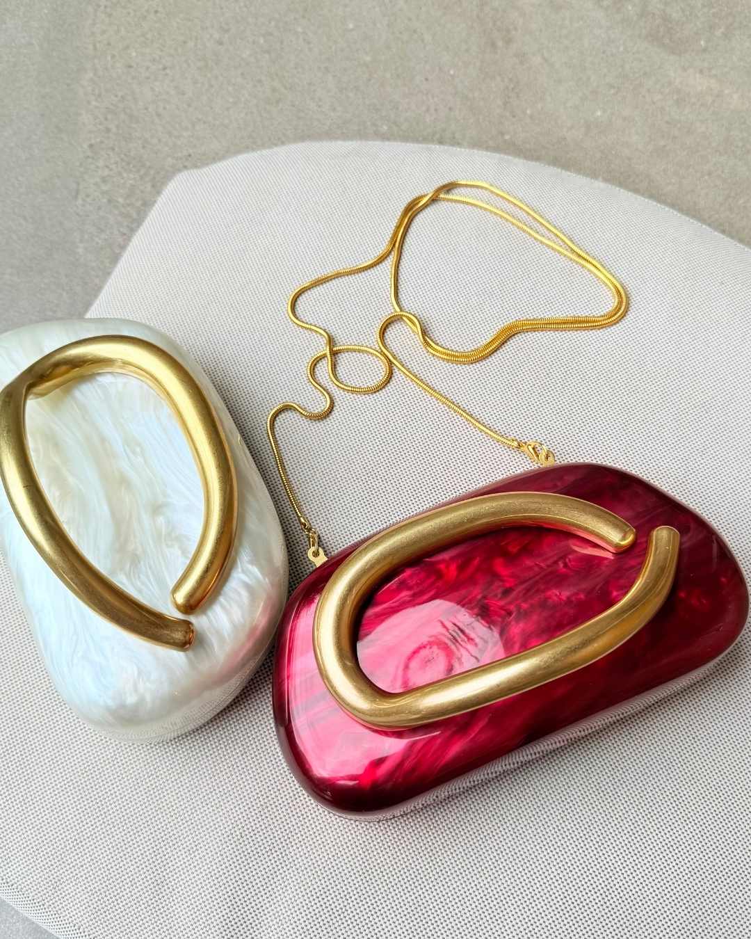 Coral Ring Purse